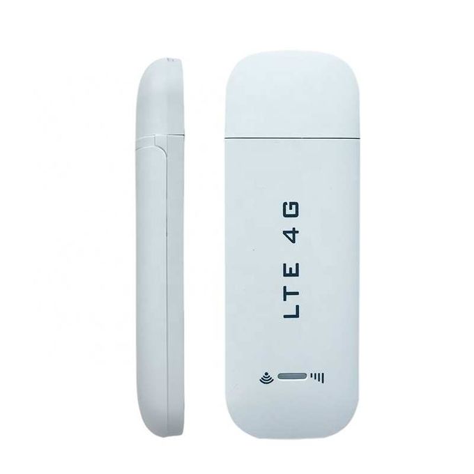 White 4G LTE USB Network Adapter with WiFi Hotspot
