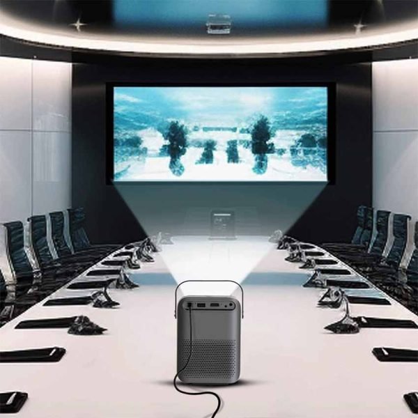 Porodo Lifestyle Full HD Portable Projector 2600mAh – Black