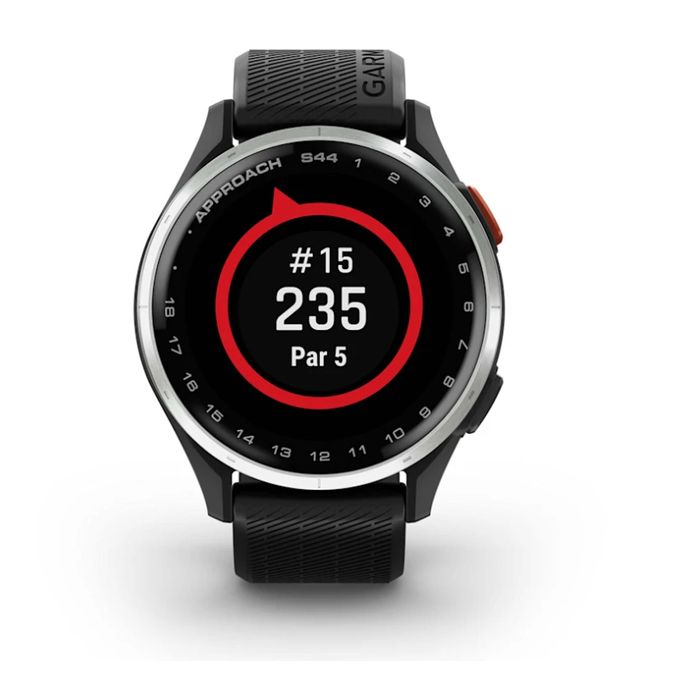 Garmin Approach S44 43mm Black and Silver