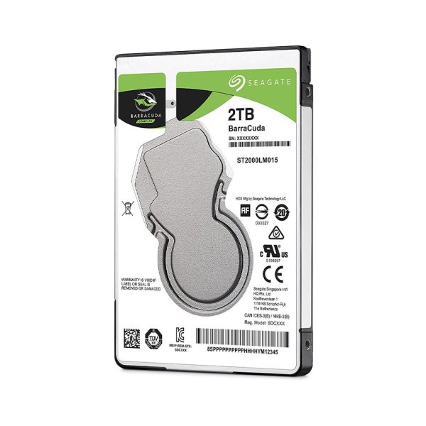Seagate 2TB BarraCuda SATA Hard Drive for Laptops – ST2000LM015