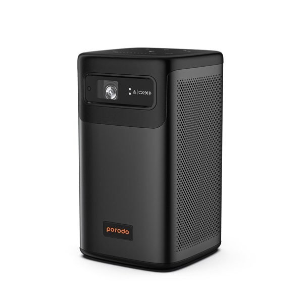 Porodo Android 9.0 960*540P DLP Portable Projector – Black