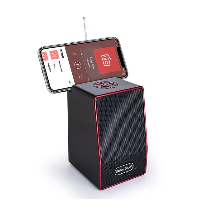 BoomBest Portable Bluetooth Speaker – Compact BoomBeat Bluetooth Speaker in Small Blue/Red
