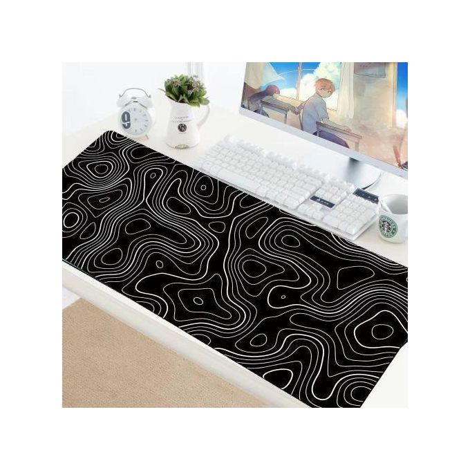 Extra-Large Abstract Mouse Pad, Dimensions: 300 x 700 x 2 mm