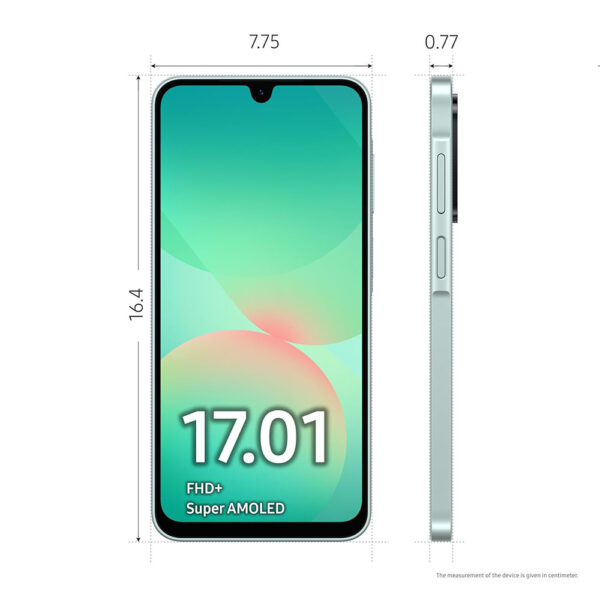 Samsung Galaxy A26 with 8GB RAM and 256GB Storage