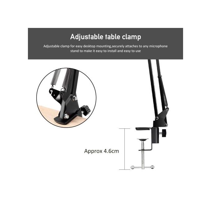 Complete Studio Microphone Bundle with Sound Card and Condenser Stand