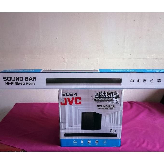 JVC New Edition 3000W – 9500W Ultra Modern High-Quality Soundbar – Black in kumasi