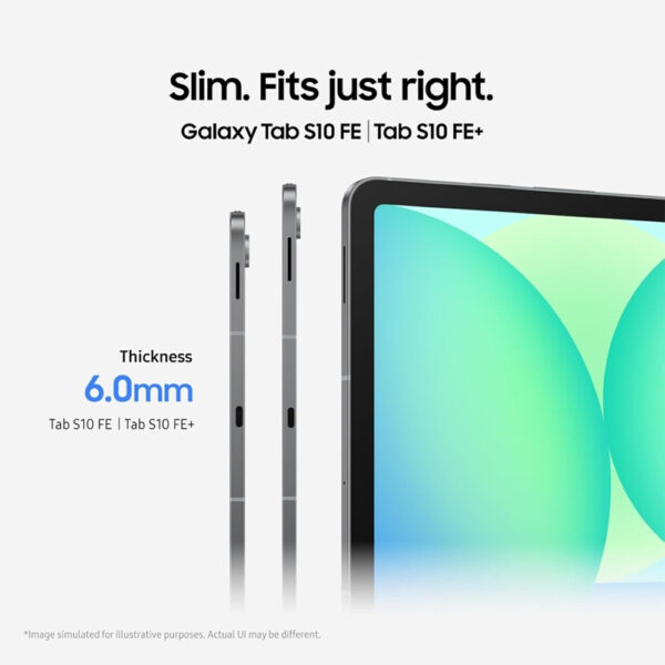 Samsung Galaxy Tab S10 FE with 256GB Storage and 12GB RAM