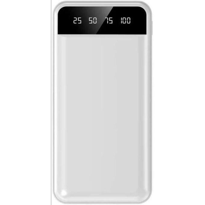 3-in-1 Cmopol 30,000 mAh Portable Power Bank - White