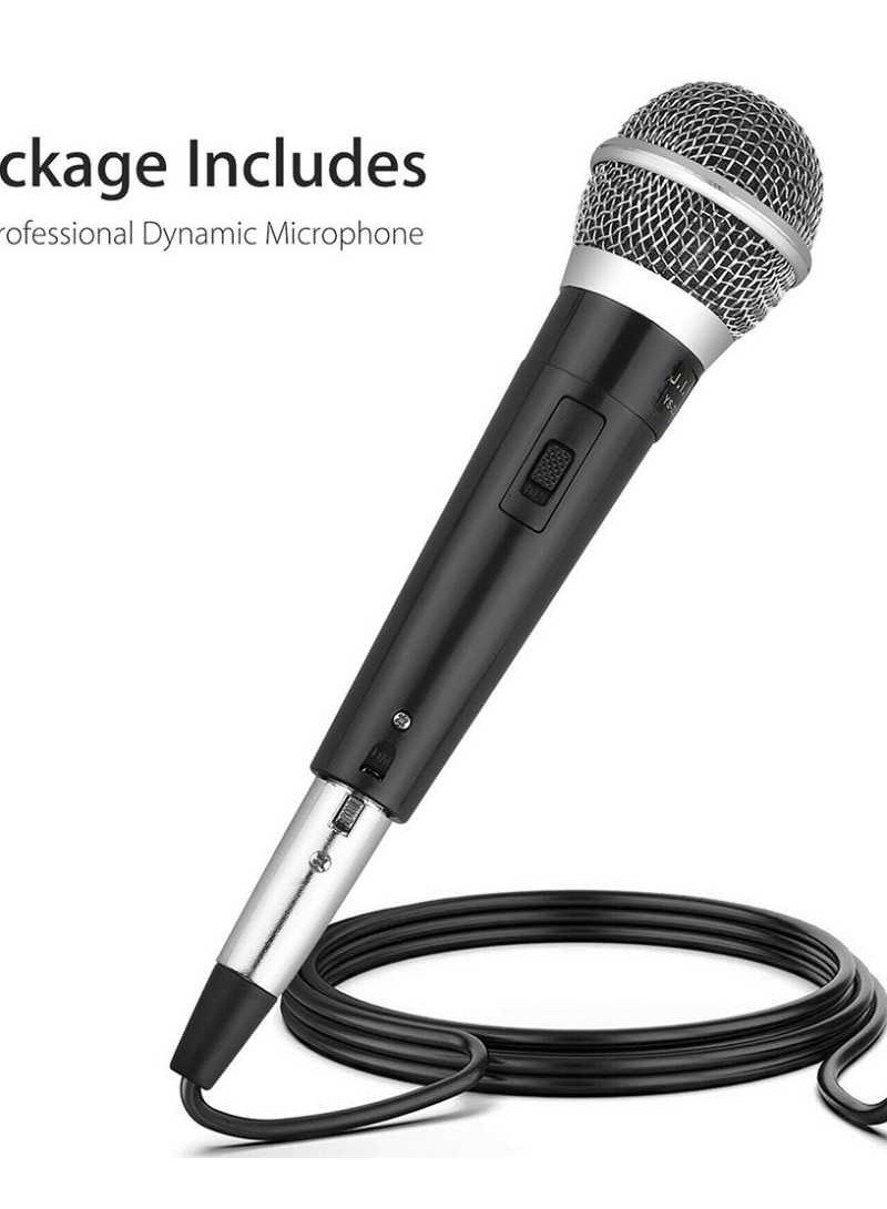 Buy MOVING COIL HANDHELD WIRED DYNAMIC MICROPHONE UNIDIRECTIONAL MIC FOR STAGE SINGING HOME KTV MEETING (D2.36 X H9.84)INCH in Kumasi