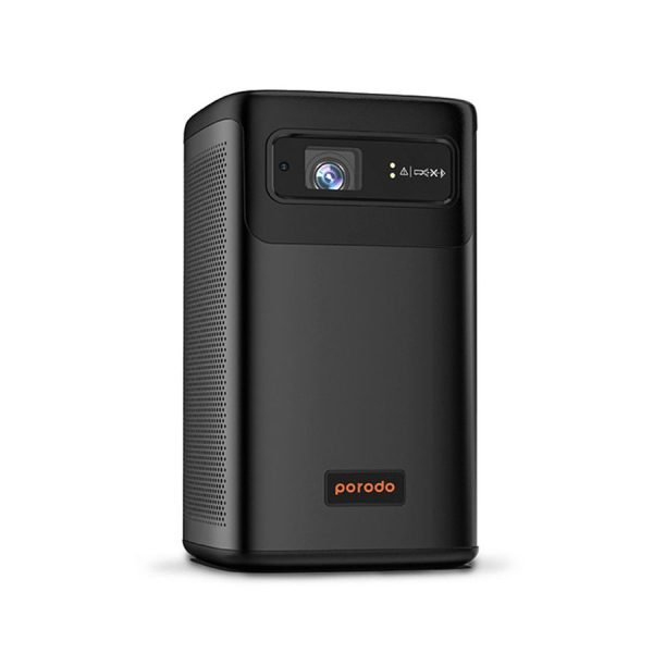 Porodo Android 9.0 960*540P DLP Portable Projector – Black