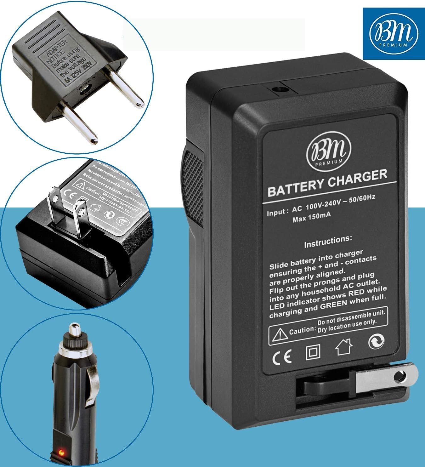 Buy High-Quality Battery Charger for Panasonic Camcorders | Worldwide Charging | Quick & Safe Charging | Includes Car Adapter in Kumasi