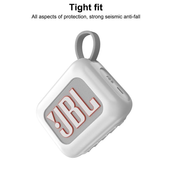 Silicone Protective Case for JBL Go 4 Wireless Bluetooth Speaker (Black) in kumasi