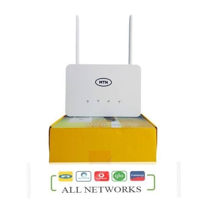 MTN 4G Universal Broadband Router with Backup Battery – White