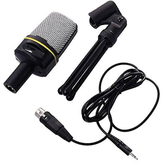 Silver Desktop/Tabletop Condenser Microphone