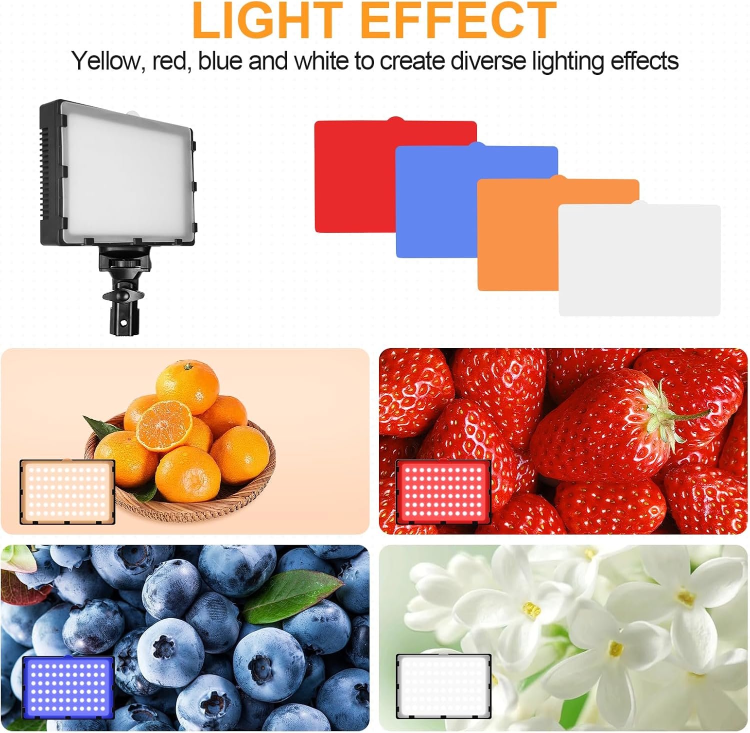 Buy Emart LED Video Light 11 Brightness4 Color Filters Dimmable Photography Continuous Table Top Lighting in Kumasi