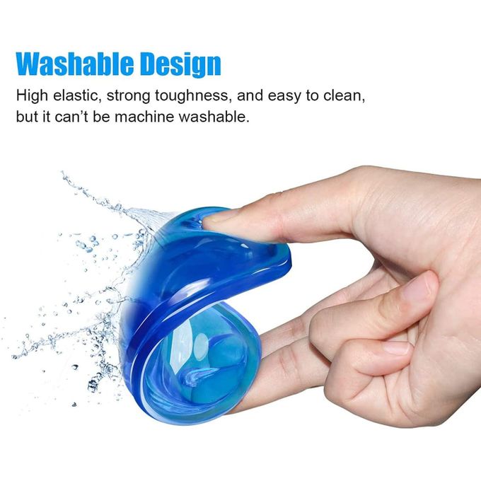 Blue Heart-Shaped Translucent Mouse Wrist Rest