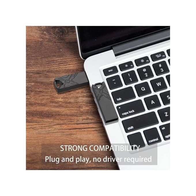 128GB Black Metal OTG USB Flash Drive with 3D Embossing