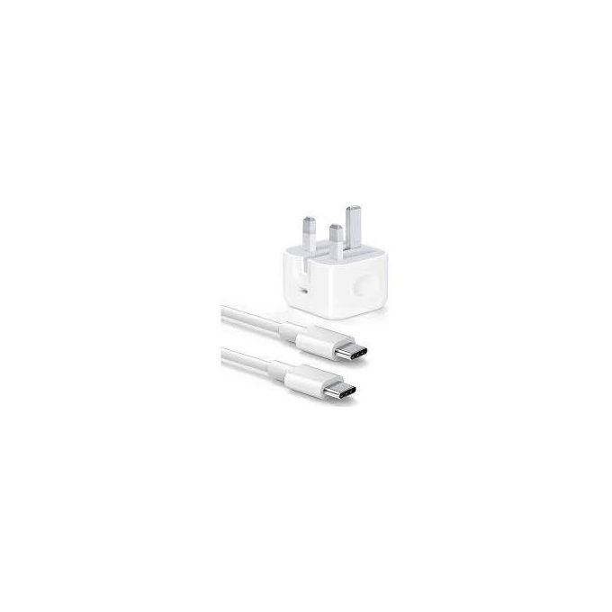 White High-Performance 3-Pin Charger for iPhone 14 Pro Max