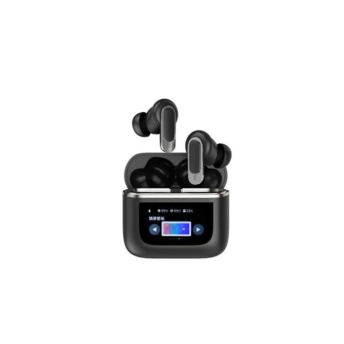 Tour Pro2 Wireless Earbuds with 21 Language Support, ENC Noise Cancellation, Extended Battery Life, In-Ear Design, LCD Smart Full Touch Screen, and TWS Technology