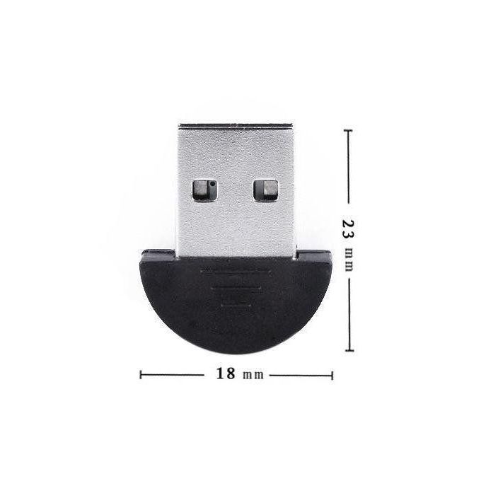 Black Mini Wireless USB 2.0 Bluetooth Dongle Adapter