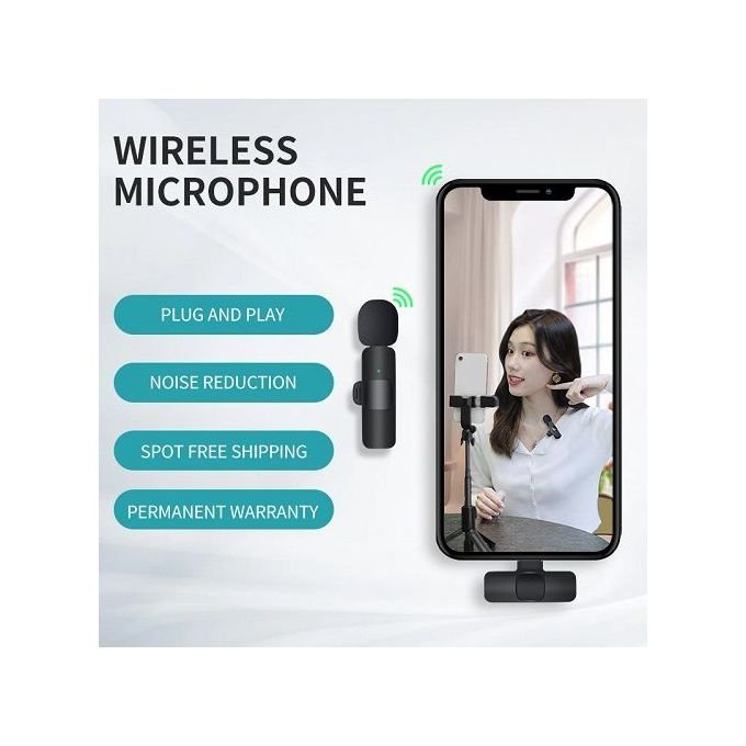 Wireless Lapel Microphones with Type-C Interface for Mobile Phones in kumasi — product view 2