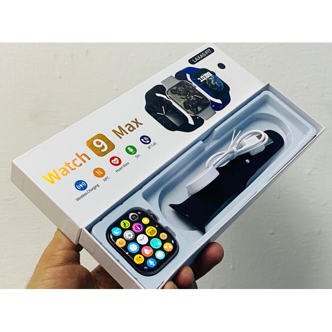 9 Max Smartwatch: Fitness Tracker with Call Functionality and Health Monitoring Features