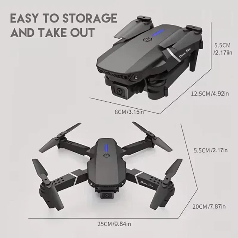Profession elle Drohne e88 4k Weitwinkel HD 1080p Kamera WiFi fpv Höhe halten faltbare RC Drohne Quadro tor Hubschrauber Kinderspiel zeug -in kumasi