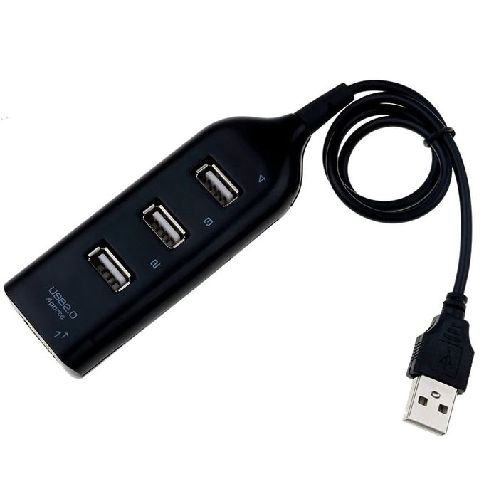 Black USB Wired Keyboard and Mouse Set – Includes Free 2.0 USB Hub