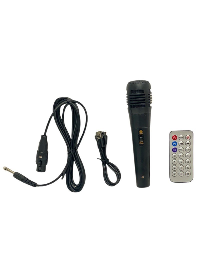 Buy 12 WIRELESS RGB LIGHT PROFESSIONAL RECHARGEABLE SPEAKER WITH WIRELESS MICROPHONE in kumasi