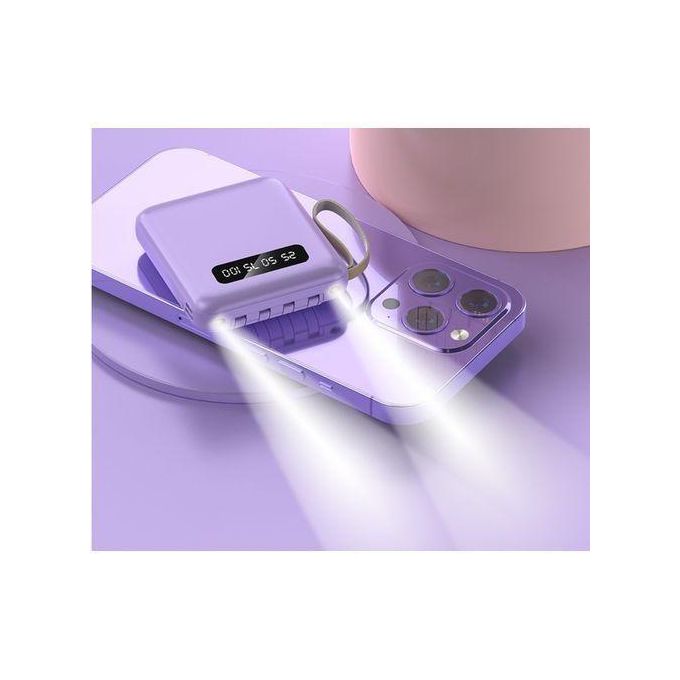 TiLECC TC8510 Mini 4-Wire 20,000 mAh Digital Display LED Light Portable Power Bank — product view 5