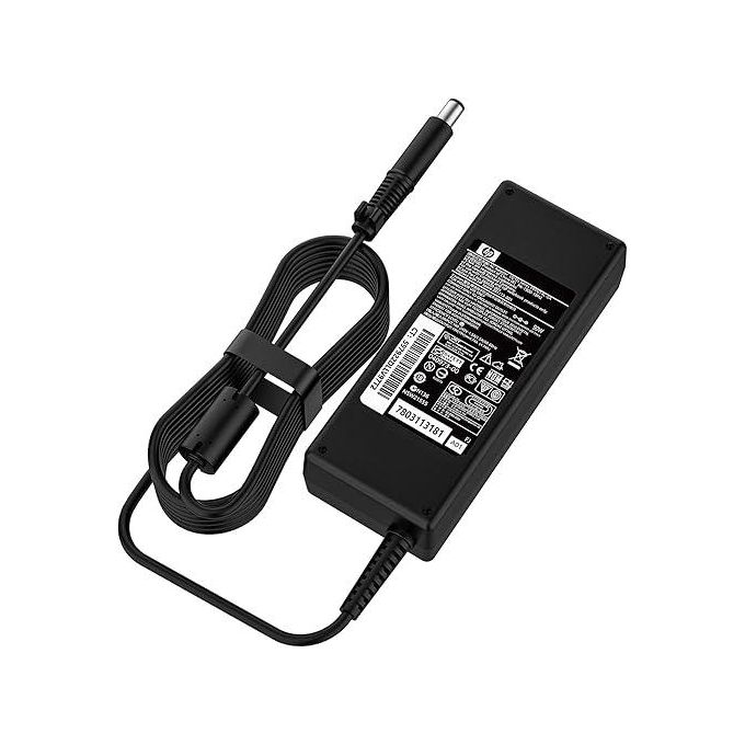 90W Laptop Power Adapter for EliteBook, ProBook, Compaq Presario, Pavilion (7.4×5.0mm Connector) – Black