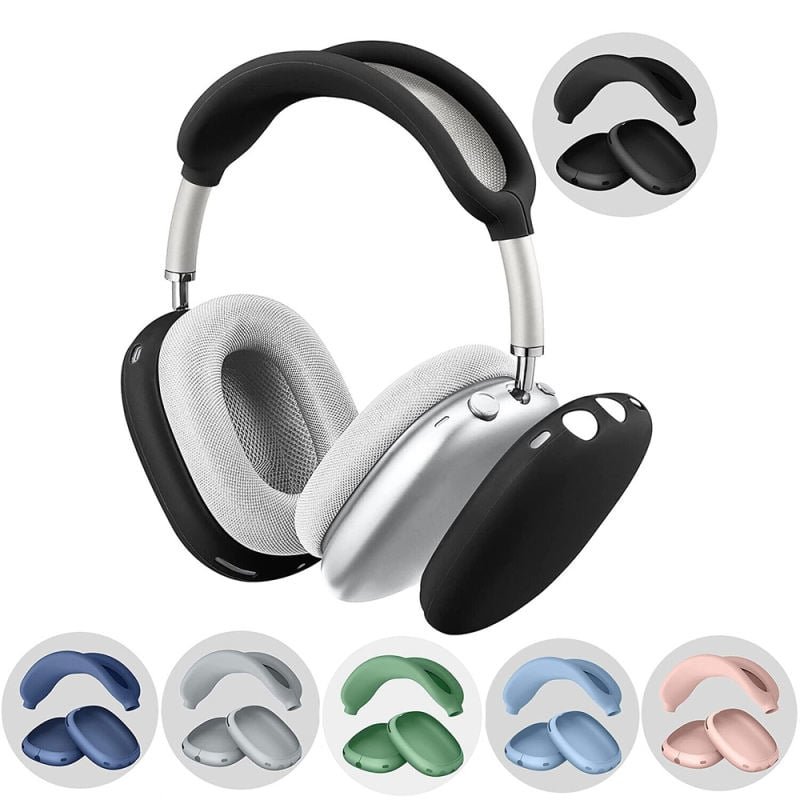 Skin-friendly For Airpods Max Earphone Case Silicon Protective Cover For Apple Airpods Max Anti-Shockproof Headphone Accessories