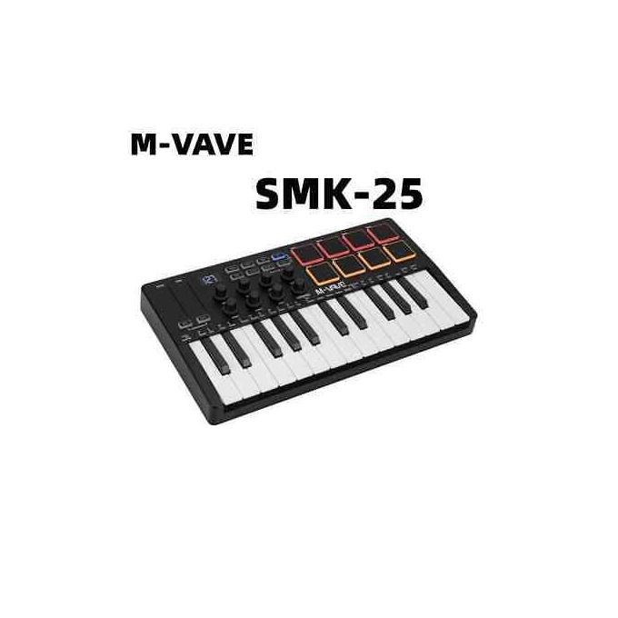 Mva Black Midi Keyboard – Midi Controller