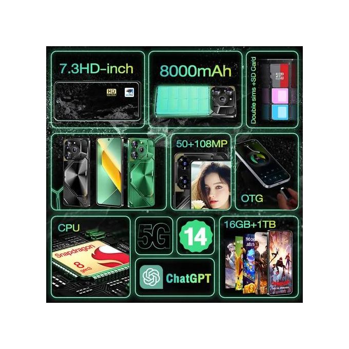 Ha New Povo6 Premium Smartphone – 579 Sold