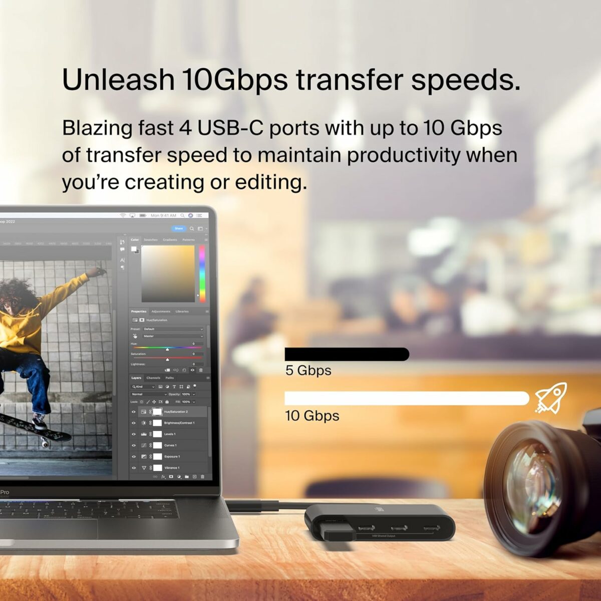 Belkin 4-Port USB-C Hub with USB-C™ Connectivity