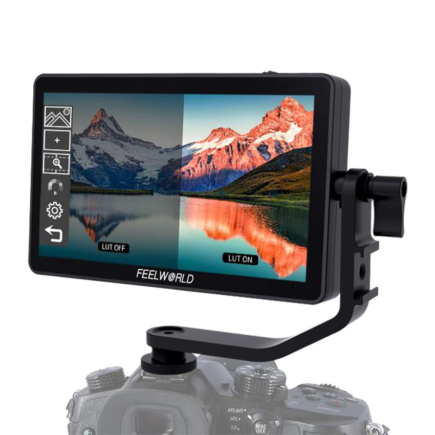 F6 Plus Feelworld 6-Inch 4K Touchscreen On-Camera Monitor with 3D LUT