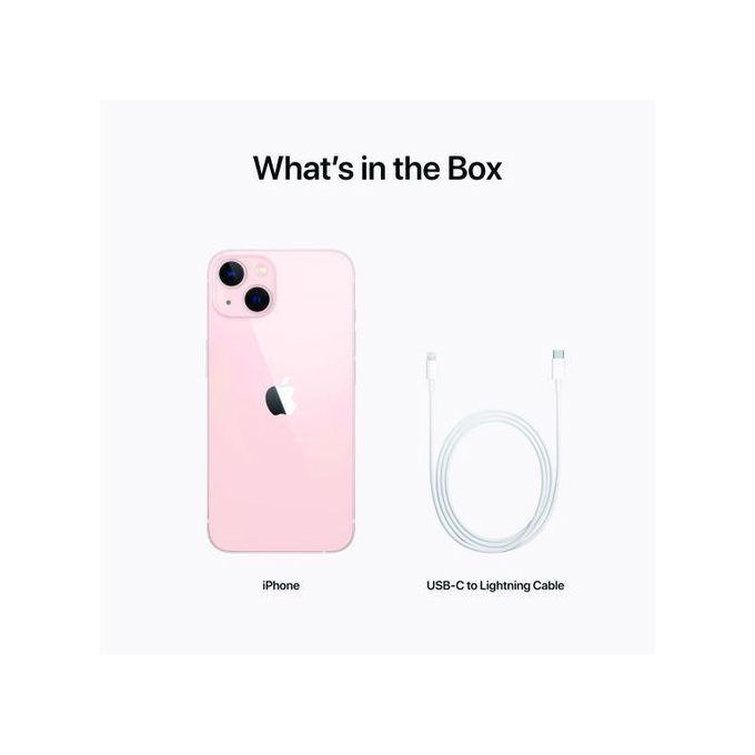 Apple iPhone 13 – 128GB Storage – 6GB RAM – Pink + Complimentary Accessories