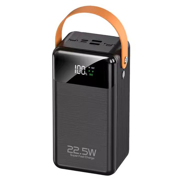 T42 Black Power Bank with 60,000 mAh Capacity