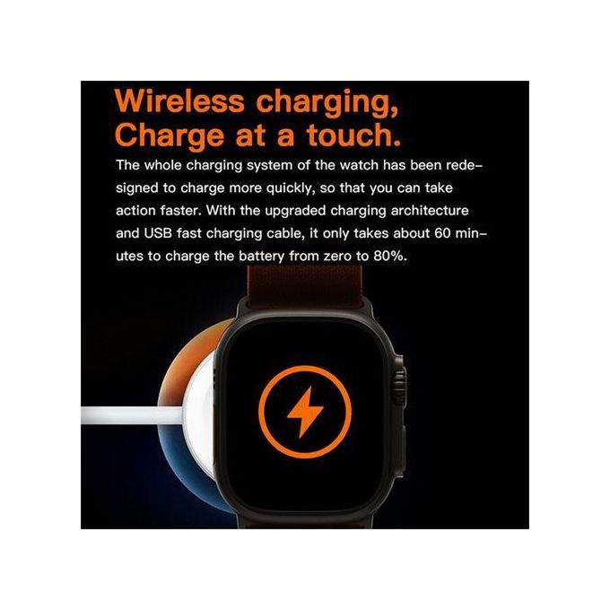 T900 Ultra2 Max Smartwatch featuring a 2.19-inch HD Touchscreen and Bluetooth Calling – Grey