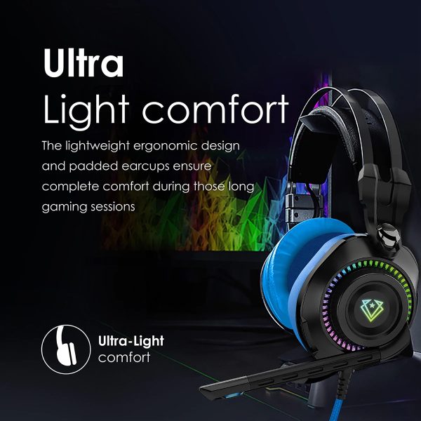 Vertux HD Over-Ear Gaming Headset for Commanding Game Performance