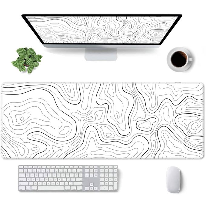 Abstract Gaming Mouse Pad for Office and Computer Desk, Dimensions: 300 x 600 x 2mm