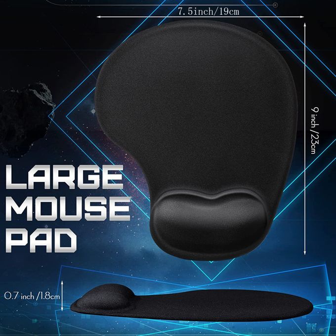 Ergonomic Mouse Pads Featuring Comfortable Cooling Gel Wrist Support