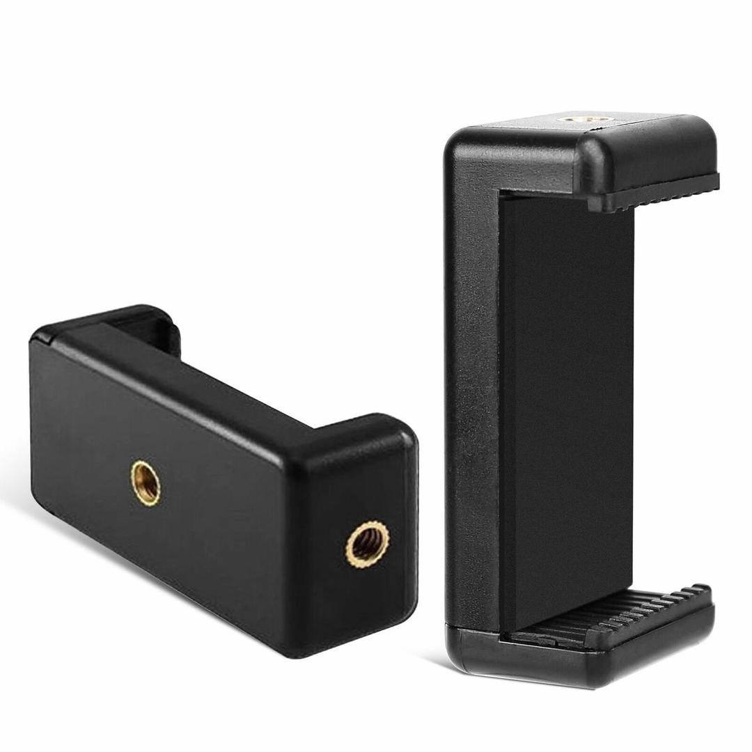 PULUZ Selfie Sticks Tripod Mount Phone Clamp With 14 Inch Screw Hole