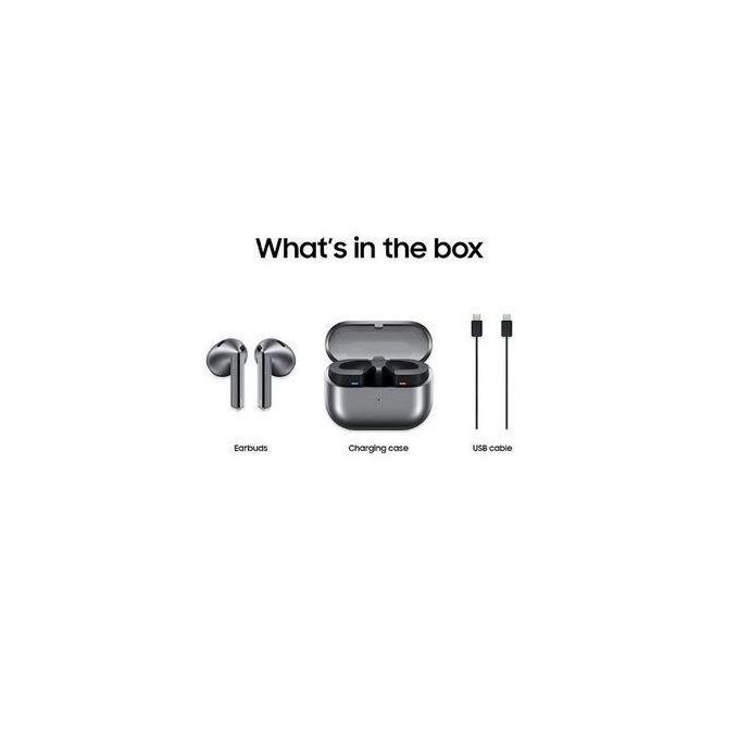 Samsung Galaxy Buds 3 Pro AI True Wireless Earbuds with Real-Time Interpretation and Active Noise Cancellation – Silver