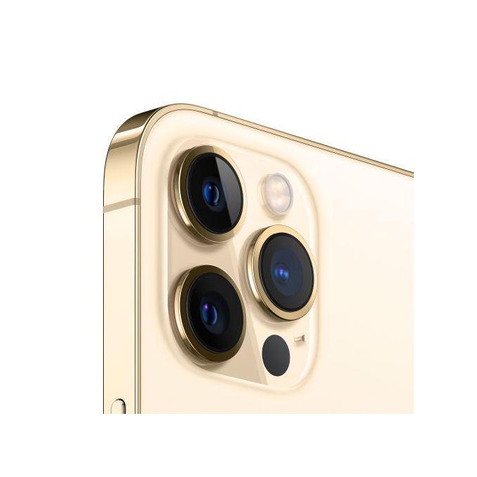 Apple iPhone 12 Pro Max – 6.7″ Super Retina XDR OLED Display – 128GB Storage – 6GB RAM – Triple 12MP Camera – Gold with Complimentary Accessories