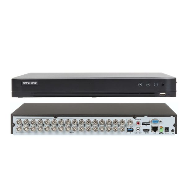 Hikvision 32-Channel 1080p 1U H.265 AcuSense Digital Video Recorder