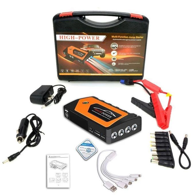 Yellow Portable Car Jump Starter – Single Unit