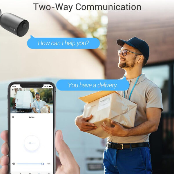 EZVIZ 2.0MP WiFi Bullet Camera with Battery
