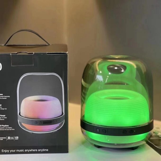 4th Generation L20 Black Glass TWS Bluetooth Speaker