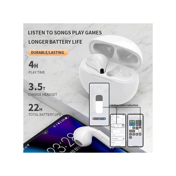 Wireless Bluetooth Earbuds with Touch Control and Microphone in kumasi — product view 2